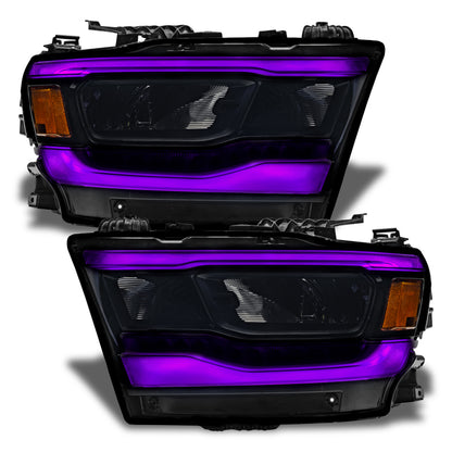 Oracle 19-21 Dodge RAM 1500 RGB+W Headlight DRL Kit- Reflector LED Headlights - +W SEE WARRANTY