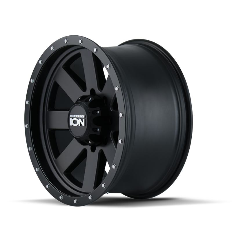 ION Type 134 18x10 / 5x139.7 BP / -19mm Offset / 108mm Hub Matte Gunmetal/Black Beadlock Wheel