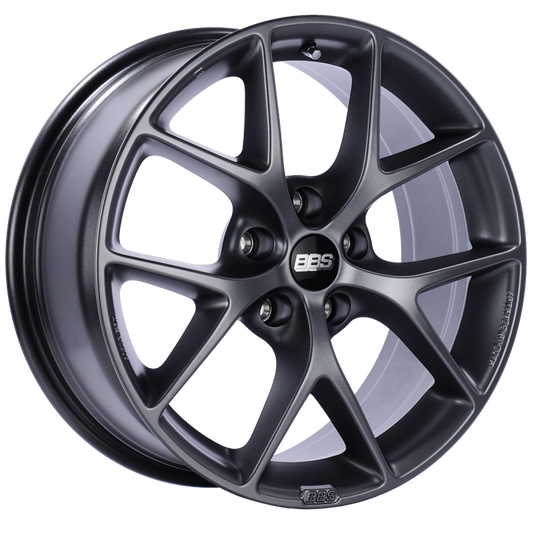 BBS SR 18x8 5x112 ET45 Satin Grey Wheel -82mm PFS/Clip Required