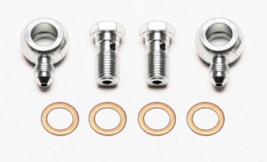 Wilwood Banjo Fitting Kit -3 male to 7/16 Banjo Bolts & Crush Washers (2 qty)