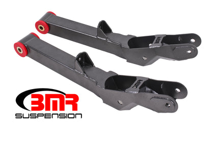 BMR 10-15 5th Gen Camaro Rear Lower Control Arms Non-Adj. (Polyurethane) - Black Hammertone