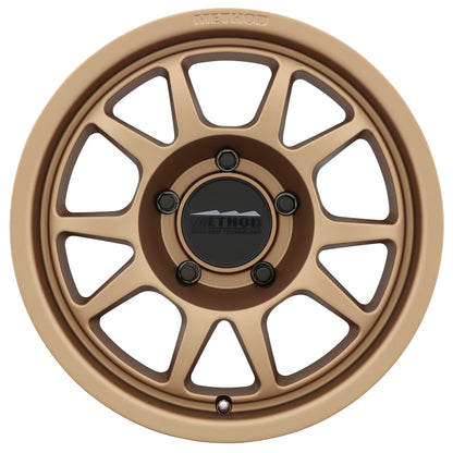 Method MR702 17x7.5 +50mm Offset 5x130 78.1mm CB Method Bronze Wheel