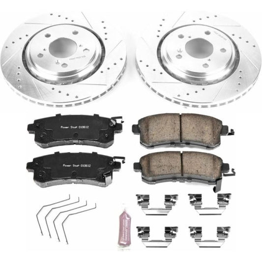 Power Stop 15-17 Honda Odyssey Front Z23 Evolution Sport Brake Kit