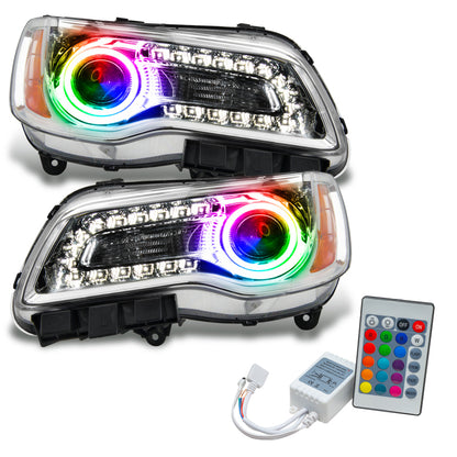 Oracle 11-14 Chrysler 300C SMD HL - Chrome - NON HID - ColorSHIFT w/ Simple Controller SEE WARRANTY