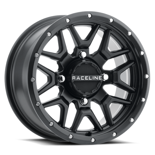 Raceline A94B Krank 14x7in / 4x137 BP / 10mm Offset / 110.18mm Bore - Satin Black Wheel