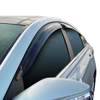 Westin 2011-2014 Hyundai Sonata Wade Slim Wind Deflector 4pc - Smoke