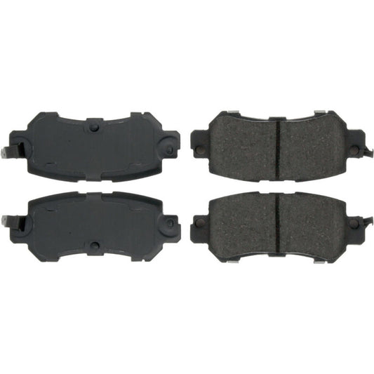 Centric Posi-Quiet Extended Wear Brake Pads - Rear