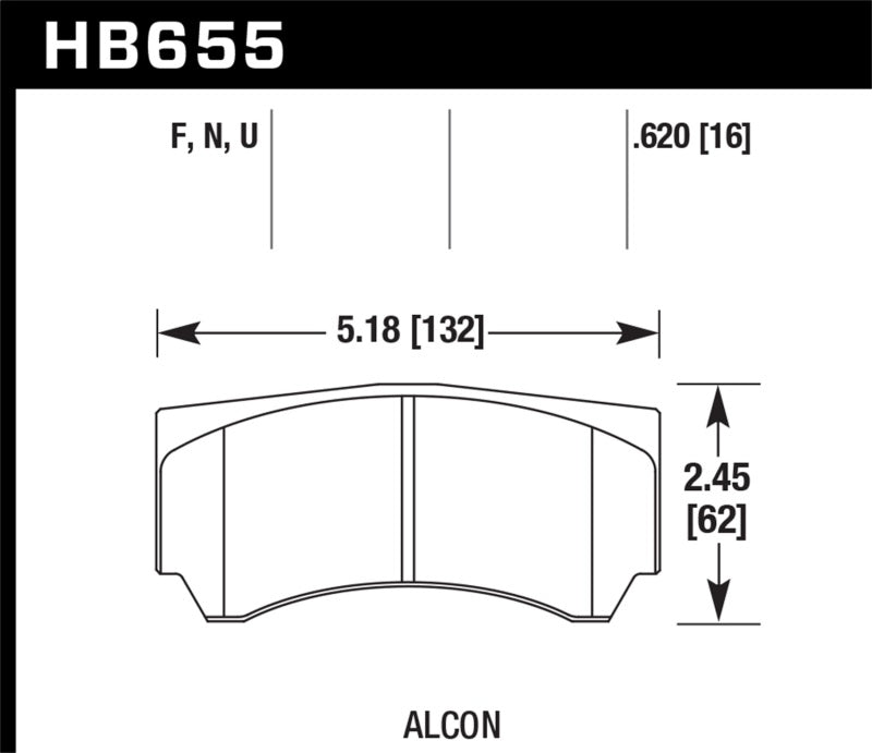 Hawk Alcon Street HPS Brake Pads