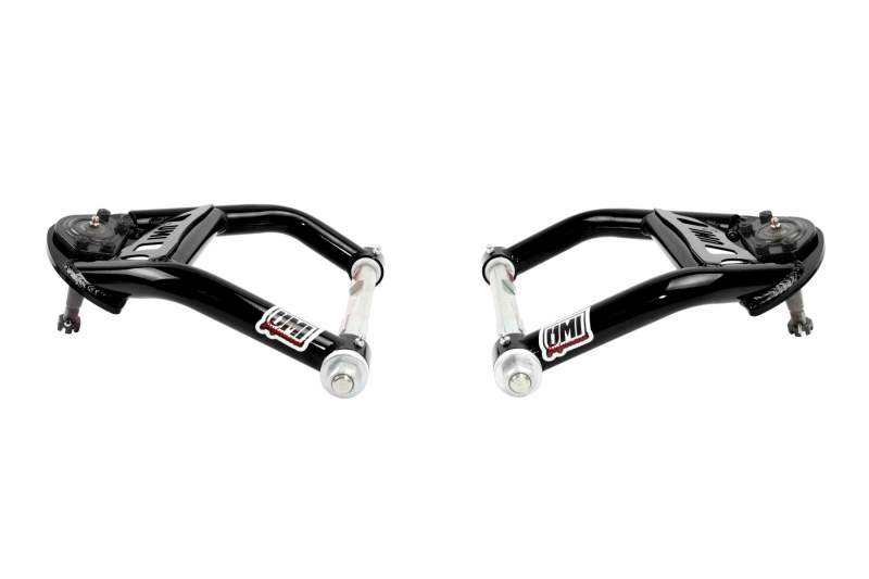 UMI Performance 64-72 GM A-Body Tubular Upper & Lower Front A-Arm Kit - Black