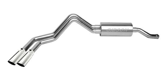 Gibson 87-92 Ford F-150 Custom 4.9L 2.5in Cat-Back Dual Sport Exhaust - Stainless