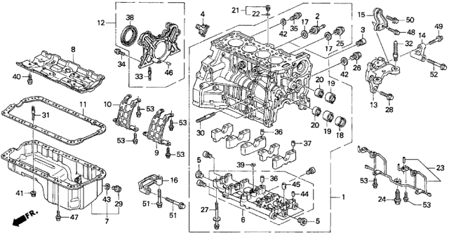 Honda - H/F-Series Oil Pan Gasket
