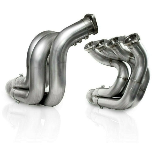 Stainless Works Chevy Big Block - Dragster Headers 2-3/8in - 2-1/2in Stepped Downsweep Short Headers