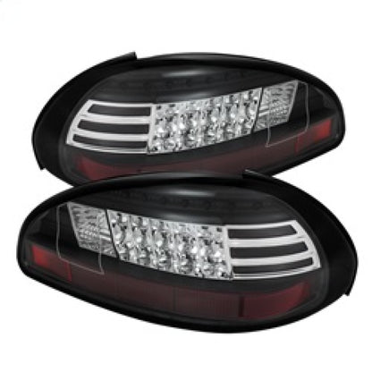 Spyder Pontiac Grand Prix 97-03 LED Tail Lights Black ALT-YD-PGP97-LED-BK