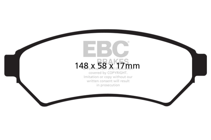 EBC 05-09 Buick Allure (Canada) 3.6 Ultimax2 Front Brake Pads