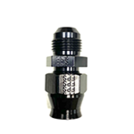 Fragola -6AN Male x 3/8in Tube AN Adapter Fitting Black