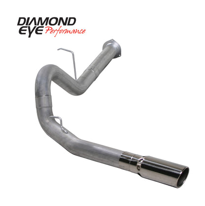 Diamond Eye KIT 4in DPF-BACK SGL AL 07.5-10 CHEVY 6 6L 2500/3500 PCKGD BX46X14X14OD EL-PL