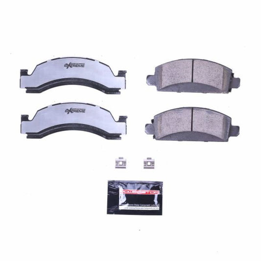 Power Stop 75-86 Chevrolet C30 Front or Rear Z36 Truck & Tow Brake Pads w/Hardware