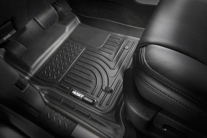 Husky Liners 21-22 Chevrolet Trailblazer (RWD) WeatherBeater Front & 2nd Seat Floor Liners - Black