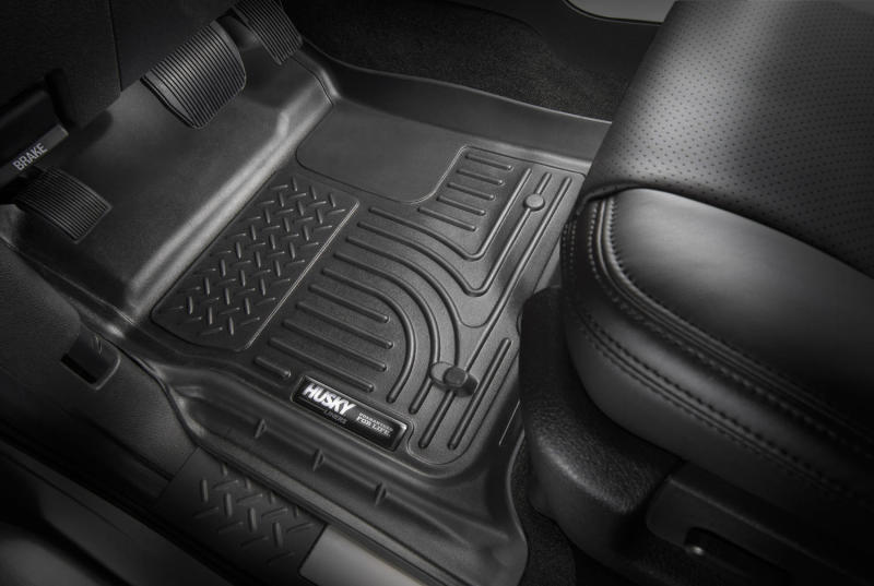 Husky Liners 09-12 Ford Escape/Mazda Tribute (Base/Hybrid) WeatherBeater Combo Black Floor Liners
