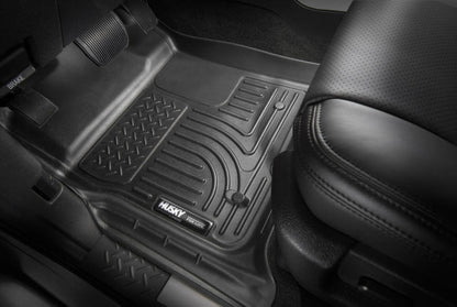 Husky Liners 09-12 Ford Escape/Mazda Tribute (Base/Hybrid) WeatherBeater Combo Black Floor Liners