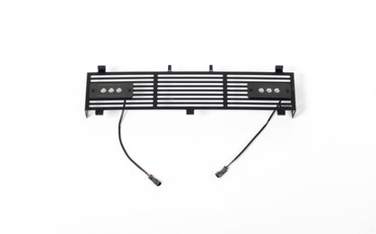 Putco 11-16 Ford SuperDuty - SS Black Bar Design w/ Qty 2 - 6in Light bars Bumper Grille Inserts