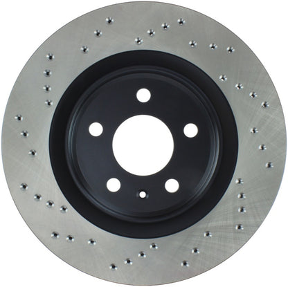 StopTech 12 Audi S4 Rear Right Drilled Rotor