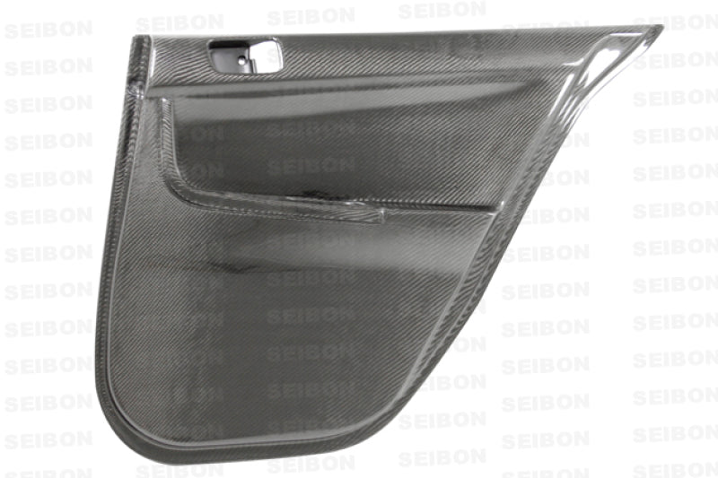 Seibon 08-12 Mitsubishi Evo Carbon Fiber Rear Door Panels