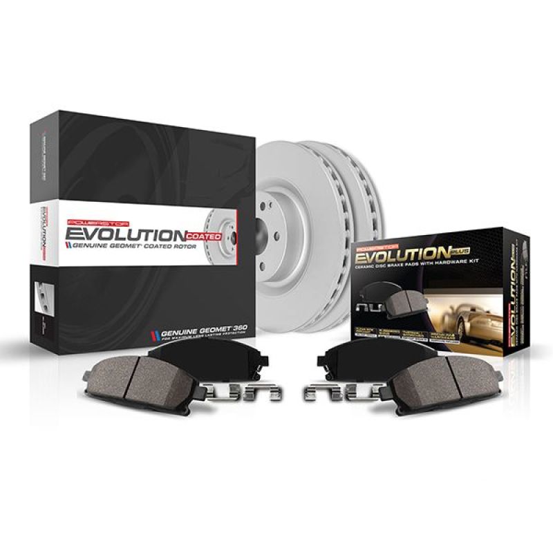 Power Stop 2020 Ford Transit-350 HD Rear Z17 Evolution Geomet Coated Brake Kit