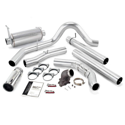 Banks Power 00-03 Ford 7.3L / Excursion Monster Exh w/ Power Elbow - SS Single Exh w/ Chrome Tip