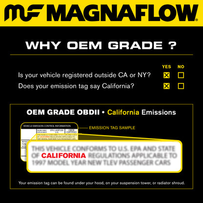 MagnaFlow Conv DF 97-01 Camry 2.2 manif OEM