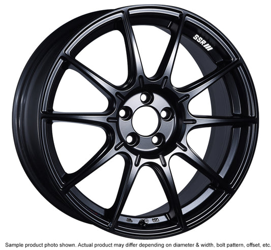 SSR GTX01 17x8 5x114.3 45mm Offset Flat Black Wheel
