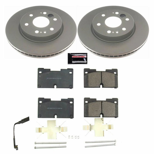 Power Stop 2019 Chevrolet Silverado 1500 Front Z17 Evolution Geomet Coated Brake Kit