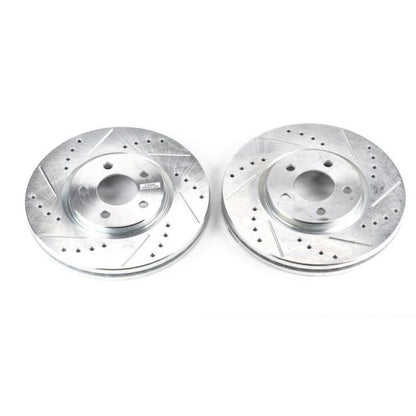 Power Stop 03-09 Chrysler PT Cruiser Front Evolution Drilled & Slotted Rotors - Pair