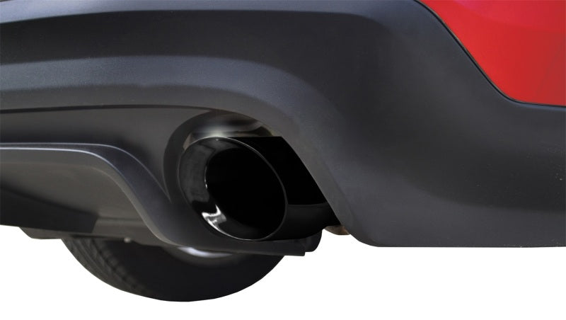 Corsa 2011-2014 Ford Mustang 3.7L V6 Black Sport Axle-Back Dual Rear Exhaust