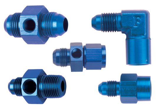 Fragola Inline Gauge Adapter -10AN Male x -10AN Fem