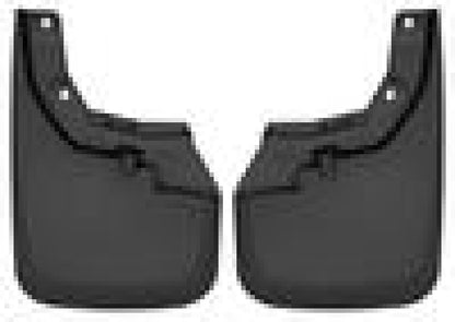Husky Liners 16-22 Toyota Tacoma w/ OE Fender Flares Custom Molded Front Mud Guards - Black