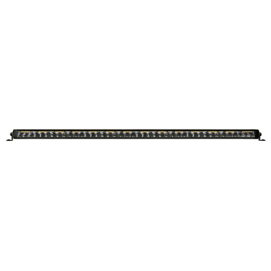 Go Rhino Xplor Blackout Combo Series Sgl Row LED Light Bar w/Amber (Side/Track Mount) 39.5in. - Blk