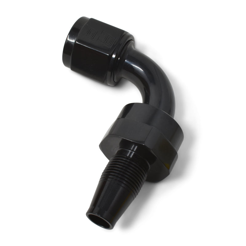 Russell Performance -8 AN 90 Degree Hose End Without Socket - Black