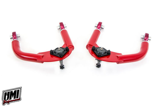 UMI Performance 93-02 GM F-Body Upper A-Arm Adj. Drag CrMo - Red