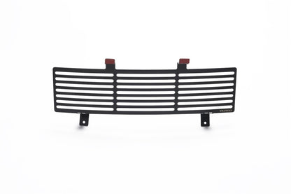 Putco 11-16 Ford SuperDuty - Stainless Steel Black Bar Design Bumper Grille Inserts