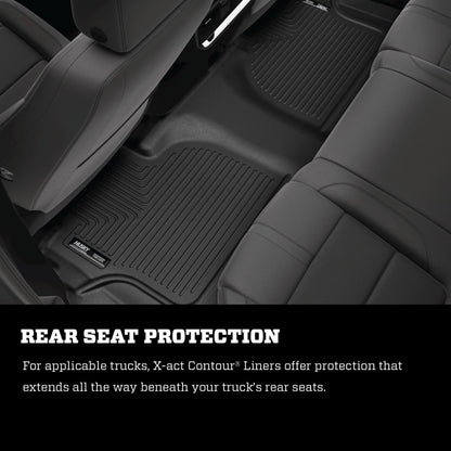 Husky Liners 16-18 Lincoln MKX X-Act Contour Black Floor Liners (2nd Seat)