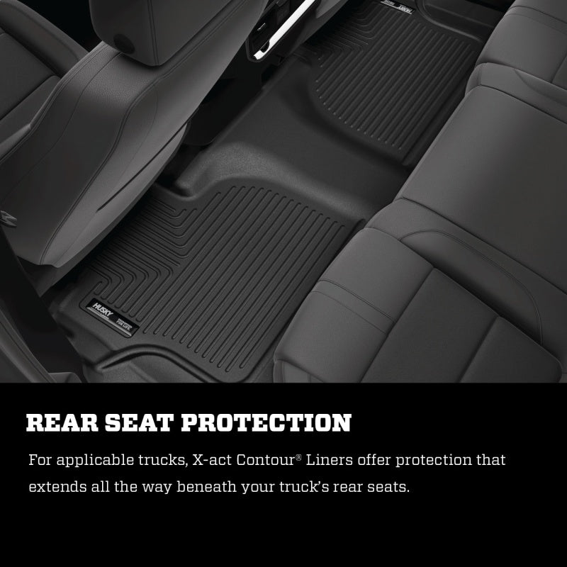 Husky Liners 21-22 Toyota Sienna (w/2nd Row Bucket Seats) X-Act Contour 2nd Seat Floor Liner - Black