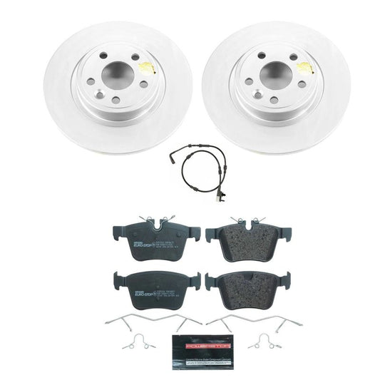 Power Stop 18-19 Jaguar E-Pace Rear Euro-Stop Brake Kit