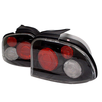 Spyder Dodge Neon 95-99 Euro Style Tail Lights Black ALT-YD-DN95-BK