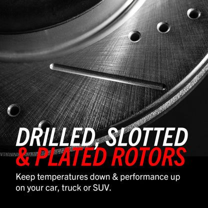 Power Stop 08-14 Subaru Impreza Rear Evolution Drilled & Slotted Rotors - Pair