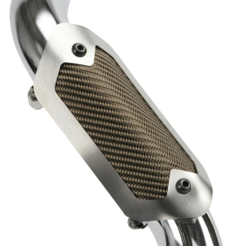 DEI Powersport Flexible Heat Shield - 3.5in x 6.5in - Brushed/Titanium