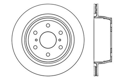 StopTech Drilled Sport Brake Rotor