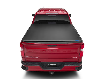 Lund 14-17 Chevy Silverado 1500 (6.5ft. Bed) Genesis Tri-Fold Tonneau Cover - Black