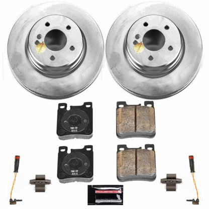 Power Stop 02-04 Mercedes-Benz C32 AMG Rear Z23 Evolution Sport Coated Brake Kit