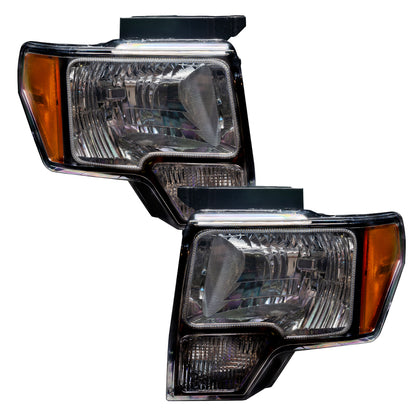 Oracle 09-14 Ford F-150 LED HL - Black - ColorSHIFT w/ BC1 Controller SEE WARRANTY